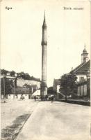 Eger, Török minaret. Schwarcz Ignác kiadása (EK)