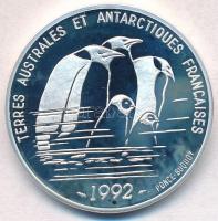 Franciaország 1992. 100Fr Ag "Jules Dumont d'Urville halálának 150. évfordulója" T:1(...