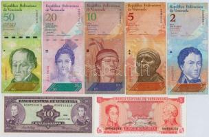 Venezuela 1989. 5B + 1995. 10B + 2007. 2B + 5B + 10B + 20B + 2009. 50B T:III,I Venezuela 1989. 5 Bolivares + 1995. 10 Bolivares + 2007. 2 Bolivares + 5 Bolivares + 10 Bolivares + 20 Bolivares + 2009. 50 Bolivares C:F,UNC