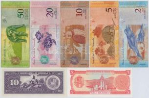 Venezuela 1989. 5B + 1995. 10B + 2007. 2B + 5B + 10B + 20B + 2009. 50B T:III,I
Venezuela 1989. 5 Bo...