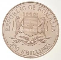 Szomália 1998. 250Sh Ag "Sárganyakú frankolin" multicolor T:PP fo. 
Somalia 1998. 250 Shi...