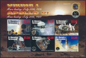 Űrkutatás kisív, Space Research mini sheet