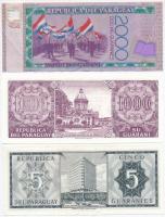 Paraguay 1952. 5G + 2002. 1000G + 2008. 2000G T:I-,II,III
Paraguay 1952. 5 Guaranies + 2002. 1000 G...