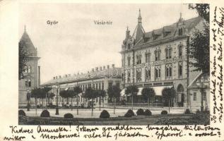 Győr, Vásár tér, Kisfaludy kávéház (EK)