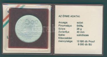 1984. 500Ft Ag "Los Angeles-i Nyári Olimpia" T:BU Csak 8000db! Eredeti tokban, tanúsítvánn...