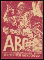 cca 1940 Légoltalmi ABC 64p.