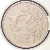 Kolumbia 1978. 750P Ag "Barnahasú amazília" T:1 
Colombia 1978. 750 Pesos Ag "Chestn...