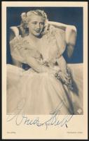 Erna Sack (1898-1972) német szoprán aláírt képeslap / autograph signed postcard
