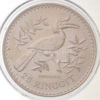 Malajzia 1976. 25R Ag "Orrszarvú madár" T:1
Malaysia 1976. 25 Ringgit Ag "Rhinoceros...