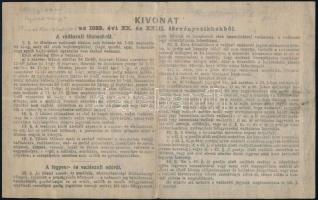 1912 Vadászati jegy újpesti lakos részére, pecséttel, aláírásokkal. / Hunter licence