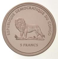 Kongói Demokratikus Köztársaság 2002. 5Fr Cu-Ni "Vadvédelem - Tukán" hologramos forgalmi e...