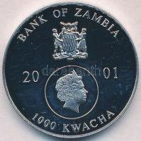 Zambia 2001. 1000K Cu-Ni "Álcserepesteknős" T:PP felületi karc, ujjlenyomat
Zambia 2001. ...