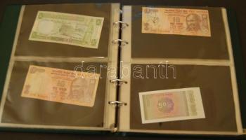 Vegyes papírpénz tétel, 110db, egész világ, régi és új, benne szükségpénz, magyar T:I,II,III,IV 26db...