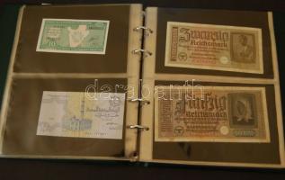 Vegyes papírpénz tétel, 110db, egész világ, régi és új, benne szükségpénz, magyar T:I,II,III,IV 26db...