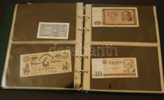 Vegyes papírpénz tétel, 110db, egész világ, régi és új, benne szükségpénz, magyar T:I,II,III,IV 26db...