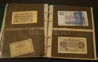 Vegyes papírpénz tétel, 110db, egész világ, régi és új, benne szükségpénz, magyar T:I,II,III,IV 26db...