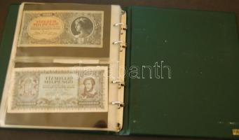 Vegyes papírpénz tétel, 110db, egész világ, régi és új, benne szükségpénz, magyar T:I,II,III,IV 26db...