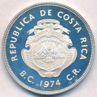 Costa Rica 1974. 50C Ag "Közönséges levesteknős" T:1-(PP)
Costa Rica 1974. 50 Colones Ag ...