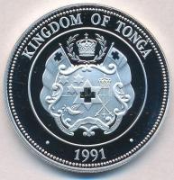 Tonga 1991. 1P Ag "Tongai ásótyúk" T:PP
Tonga 1991. 1 Pa'anga Ag "Pritchard...