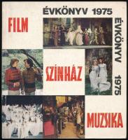 1975 Film-Színház-Muzsika évkönyv. Bp., Lapkiadó Vállalat. Kiadói papírkötés. Benne Ernyey Béla színművész aláírásával.