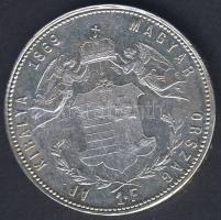 1869GyF 1Ft Ag "Angyalos" T:2