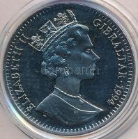 Gibraltár 1994. 1C Cu-Ni "Ibériai sas" T:1-
Gibraltar 1994. 1 Crown Cu-Ni "Spanish E...