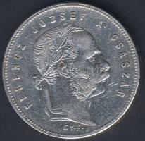 1869GyF 1Ft Ag T:2-/3 fny (eldolgozva)