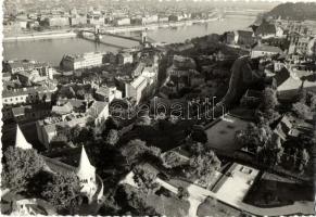 Budapest - 7 db modern légifelvétel képeslap / 7 modern aerial view postcards