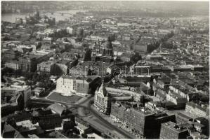 Budapest - 7 db modern légifelvétel képeslap / 7 modern aerial view postcards