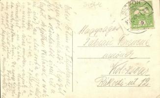 Siófok, Strandfürdő, fürdőzők, kabinok / Strandbad (EK)