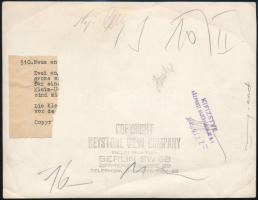 cca 1935 Két német tengeralattjáró fotója, sajtófotó, Keystone, a hátoldalán pecséttel jelzett, a fe...