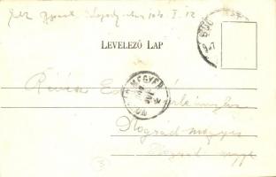 Ecser, Fő utca, Klein Eduard üzlete és saját kiadása