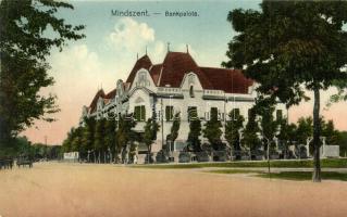Mindszent, Bank palota. Horváth Antal kiadása