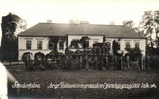 1939 Sándorfalva, Őrgróf Pallavicini uradalom, jószágigazgatói lak. photo