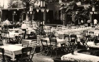 Siófok - 5 db modern városképes lap: Strand expresszó, Matrózcsárda, Hotel Délibáb szálló