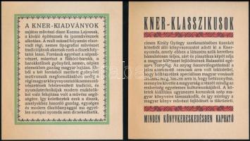 2 db Kner nyomtatvány: Kner-kiadványok, Kner-klaszikusok, 12x10 cm.