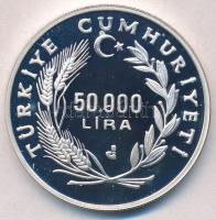 Törökország 1994. 50.000L Ag "Tarvarjú" T:PP felületi karc
Turkey 1994. 50.000 Lira Ag &q...