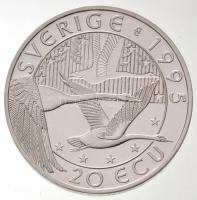 Svédország 1995. 20 ECU Ag "Carl Von Linne" T:PP ujjlenyomat
Sweden 1995. 20 ECU Ag &quot...