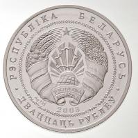 Fehéroroszország 2003. 20R Ag "Bütykös hattyú" T:PP 
Belarus 2003. 20 Roubles Ag "Mu...