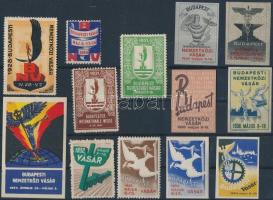 1927-1936 A Budapesti Ipari Vásárokról készült reklámkiadványok (13 db)