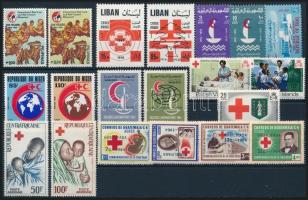 1958-1988 Vöröskereszt motívum 8 klf sor, 1958-1988 Red Cross 8 sets