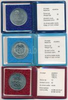 1983. 100Ft alpakka "Széchenyi István" + 1983. 100Ft alpakka "Czóbel Béla" + 198...