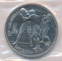 Szovjetunió 1991. 1R Cu-Ni "Birkózok" bontatlan csomagolásban T:PP  Soviet Union 1991. 1 Rouble Cu-Ni "Wrestlers" in unopened package C:PP Krause Y#289