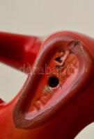 Zsolnay Török János figura, jelzett, karcolásokkal, m: 12,5 cm