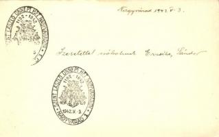 Nagyvárad, Oradea; Szent László városa. Szent László tér / Ladislaus I of Hungary, square + 1942 Sze...