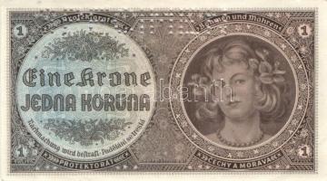 Cseh-Morva Protektorátus/német megszállás 1944. 1K, 5K, 20K "SPECIMEN" lyukasztással T:I,I...