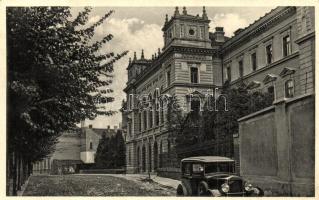 Komárom, Komárno; Okresny súd. / Járásbíróság, automobil / court, automobile + 1938 Komárom visszatért So. Stpl. (EK)
