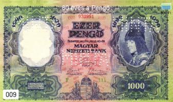 2006. 60 éves a forint, 2 oldalt nyomott, sorszámozott emlékív garniúra