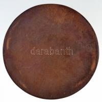 Ifj. Máriahegyi János (1925-2001) 1983. "Bozó Gyula 70 éves" Br emlékplakett (77-78mm) T:2...