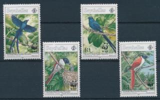 WWF Birds set + set on 4 FDC WWF: Madarak sor + sor 4 db FDC-n